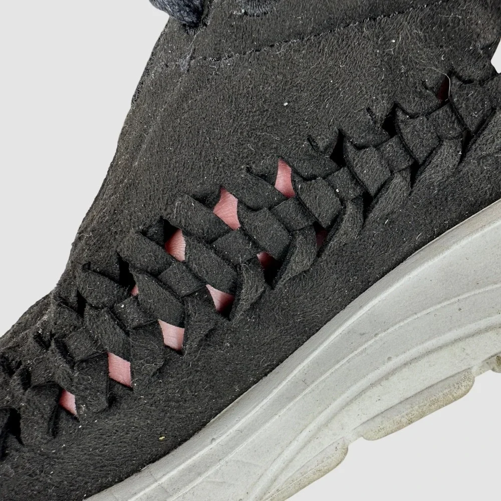 Nike Mayfly Woven Sneaker Mens 10.5 Black Lace Up Running‎ Training Casual Shoes
